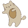Drawn cat 9