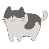 Drawn cat 5