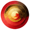 Round Japanese Gong