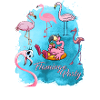 Flamingo Party Girls Drinks