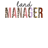 Land manager Leopard Print Funny