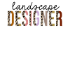 Landscape Designer Leopard Print Funny