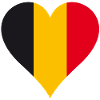 Belgium Flag Heart