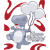 Dinosaur Balloons Happy-Birthday, Birthday