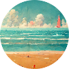 Family Beach Lighthouse