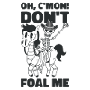 Halloween Cowboy Skeleton Foal Riding