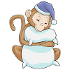 Monkey Sleeping Pillow