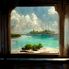 Paradise Island Painting