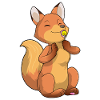 Fox with lollipop