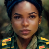 Beautiful Black Haitian Woman