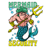 Mermaid Security Meerjungfrau