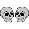 2 Friends Skull Skull Skull