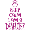 Keep Calm Softwareentwickler cool Geschenk