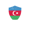 Drapeau rétro azerbaïdjanais Azerbaïdjan