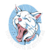 School Dog Circle Logo