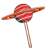 Saturn Planet Lollipop