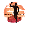 Marathon, TrailRunning Runner