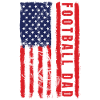 Football Dad USA Amérique Drapeau