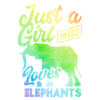Elephant Rainbow Girl