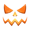 Creepy Pumpkin Mask Halloween