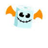 Toilettenpapier Fledermaus Halloween