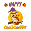 Owloween Happy Owl Halloween