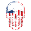 USA Halloween Bone Face