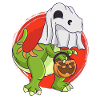 Dinosaur Halloween Ghost