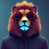 Lion Party Sunglasses Disco