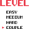 Level easy medium hard couple