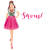 Dirndl,Oktoberfeschd,servus, pfiat di, Frau ,Madl