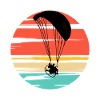 Paramotoring Powered Paragliding Sonnenuntergang