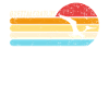 Quetzalcoatlus Retro Sunset Dinosaurier