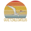 Quetzalcoatlus Rétro Sunset Dinosaure