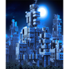 Fantasie Science Fiction Stadt