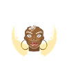 Mélanine Afro-Américaine Femme Afro-Américaine