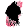 Lovers of pink black cats