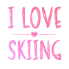 I love skiing