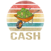 Cash Money Wheelbarrow Pushcart Sunset