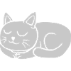 Chat endormi Comic