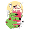 Zombie Halloween Drink