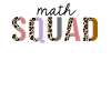 Math Squad Leopard Print Funny