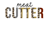 Meat Cutter Leopard Print Funny