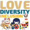Love Diversity Inclusion Kawaii