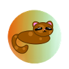 Katze im Kreis