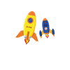 Rakete grosser Bruder Bruder Geschenk