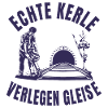 Echte Kerle verlegen Gleise