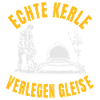 Echte Kerle verlegen Gleise
