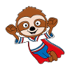 FAULTIER - SUPERHELD - TIER - TIERISCH - KIND