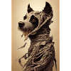 Dog Mummy Desert Sand